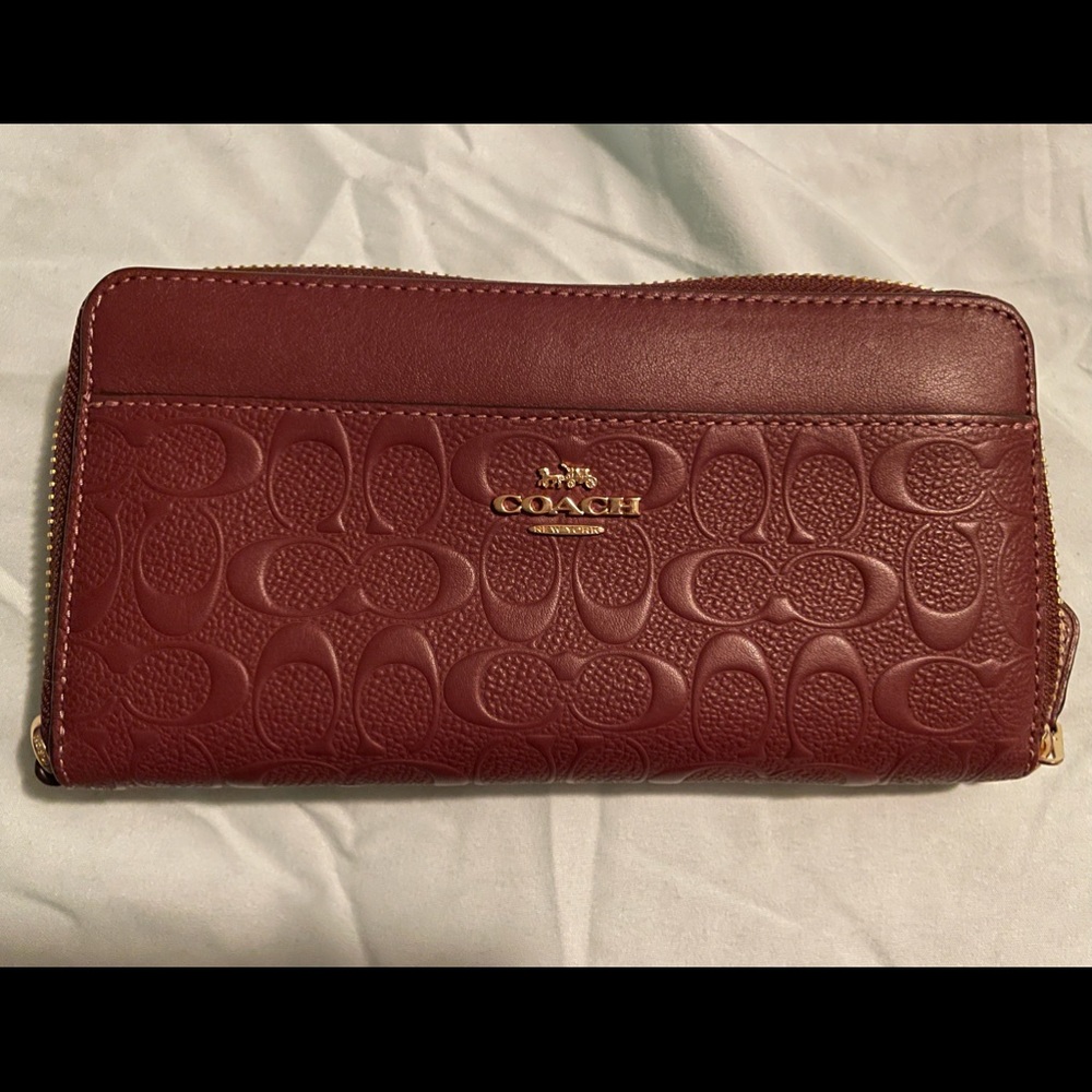 Coach Accordion Wallet